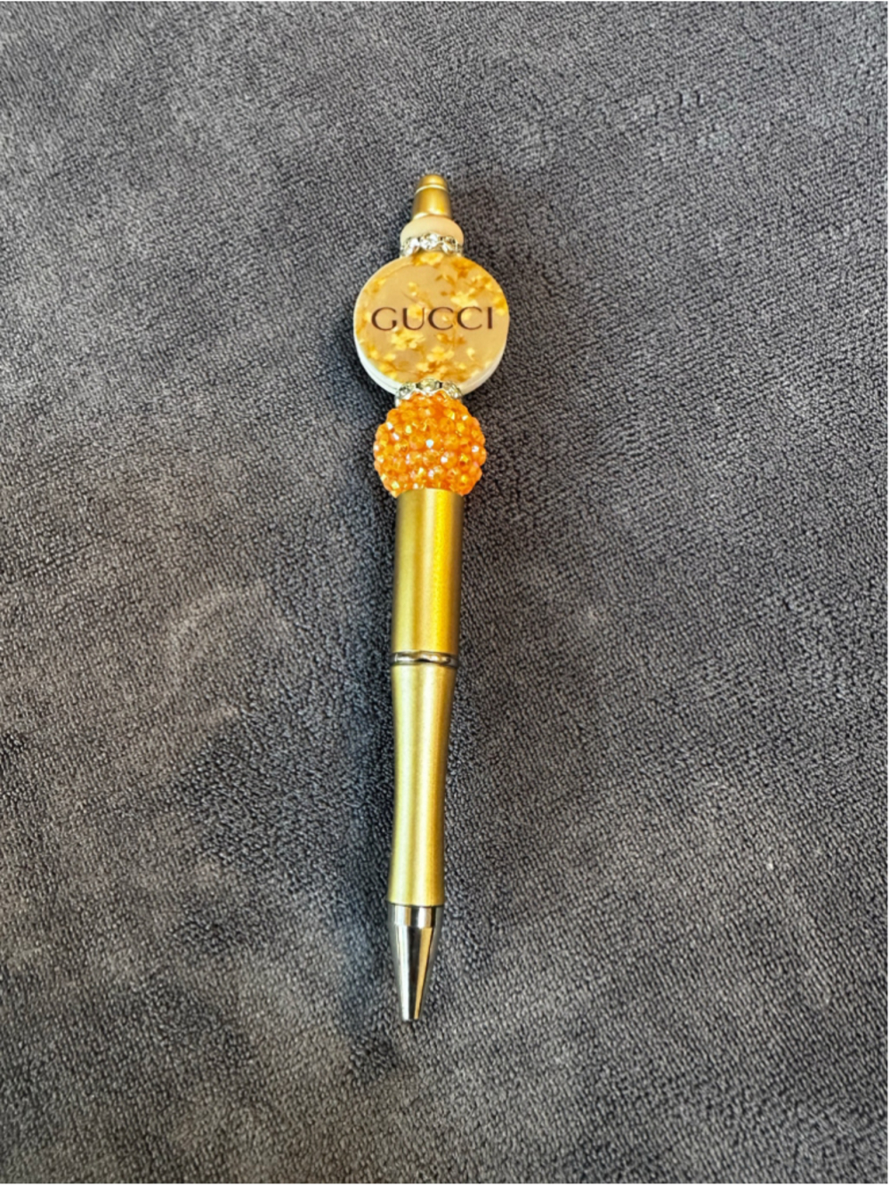 Fashion Handmade Orand & Gold Pen
